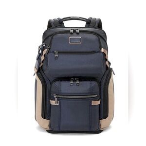 TUMI Alpha Bravo Nomadic Backpack, Midnight Navy/Khaki